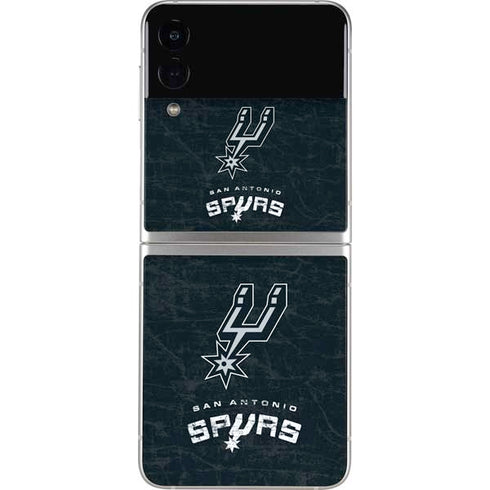 NBA San Antonio Spurs Secondary Logo Galaxy Z Flip4 5G Skin